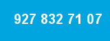 927 832 71 07